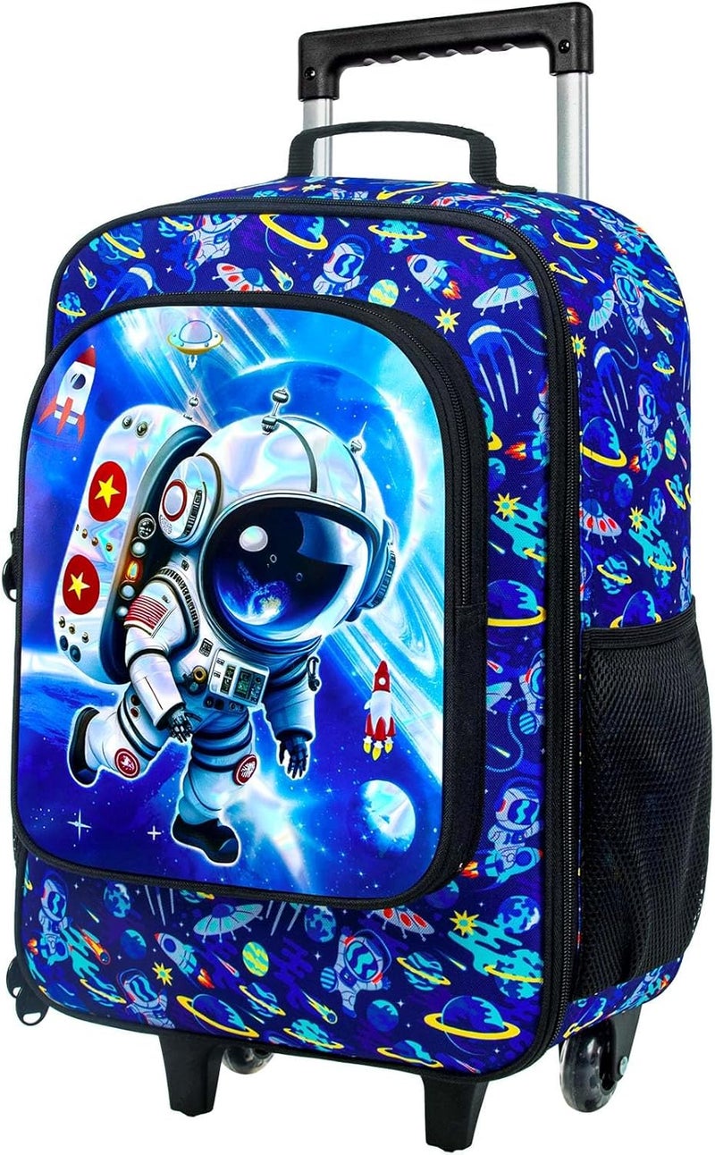 KLFVB Kids Luggage for Boys Girls, Cute Rolling Wheels Suitcase for Toddler, Children Travel Carry on Suitcase - Image 1